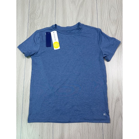 01.Algo Other - 01.ALGO Kids Boys T Shirt Blue Heather Size 6-7 Shrt Sleeve Crew Neck Stitch Fix